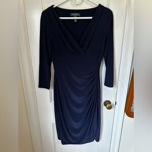 Elegant Navy Blue Dress